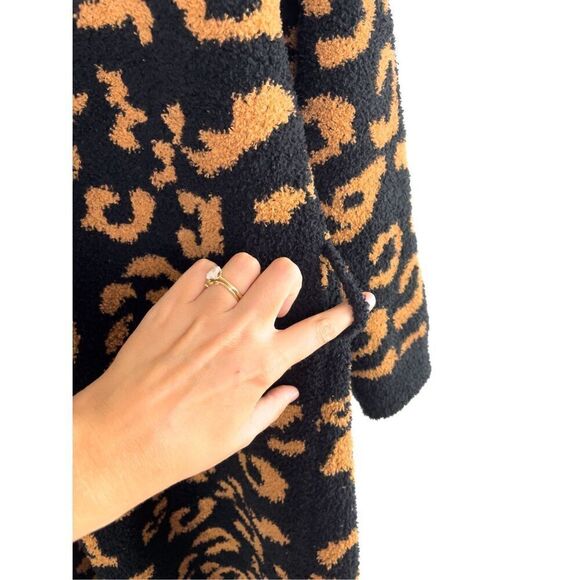 ComfyLuxe LEOPARD PATTERN LUXURY SOFT ROBE W/ FRONT POCKETS OS - Picture 9 of 9